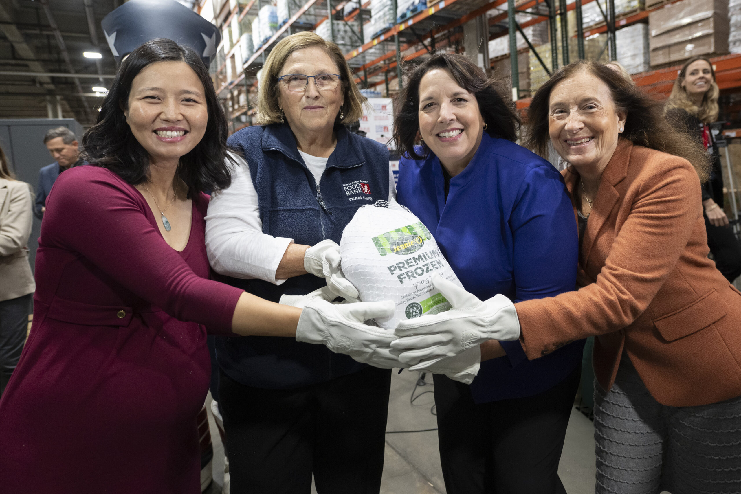 Mayor Wu, Lt. Gov Driscoll, and CEO Catherine D'Amato